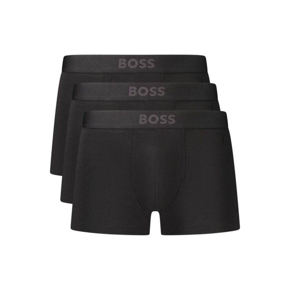 Hugo Boss Black Cotton Mens Men's Boxer